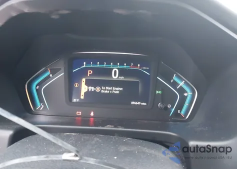 2019 Honda Odyssey Ex-L z USA, uszkodzony, nr VIN 5FNRL6H7XKB110061